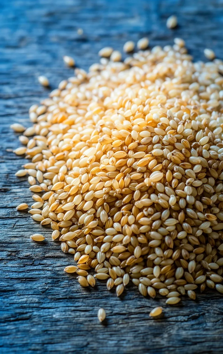 Macro texture of ancient grains